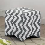 ZAHRA II OTTOMAN GRAY CM-BN6021GY